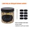 12 Pack 16 oz Plastic Jars With Lids, Extra Labels, 1 Pen, Clear PET Seal Jar for Food Storage,Wide Opening Storage jar For Dry Food, Peanut, Powder, Kitchen & Craft Storage by ZMYBCPACK